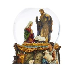 Kurts Adler / Palla musicale "La Sacra famiglia e il pastorello", 10 cm