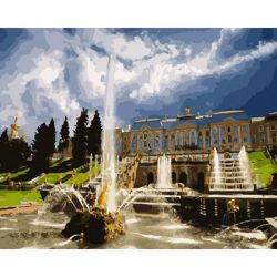 Опт-картина / Pintura por números 40x50 Fuentes