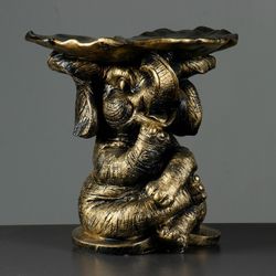 Хорошие сувениры / Figure-stand "Elephant with a leaf" 30x30x30 cm
