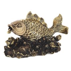 Ремеко / Decorative figurine "Goldfish" (gold leaf), L20W9H12 cm