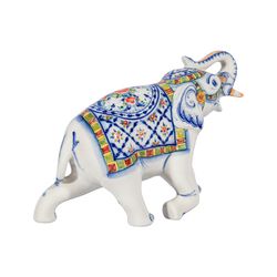 Гжельский Фарфоровый завод / Sculpture Elephant No. 2 underglaze colored paints, cobalt