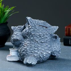 Хорошие сувениры / Piggy bank "Owl with owls and a book"