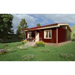 Frame country house "Mannheim" option 2, project 163, a Prod