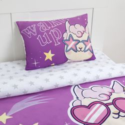 Этель / Bộ khăn trải giường 1,5 cn Giấc mơ của Lama 143 * 215 cm, 150 * 214 cm, 50 * 70 cm -1 chiếc, 100% cotton, vải hoa thô