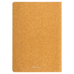 BRAUBERG / Notebook 48 y. dotted cover leatherette with sequins, stitching, A5 (147x210mm), GOLD, SPARKLE / 10 pcs.