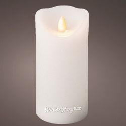 Kaemingk / Elody White LED flame 15 cm, battery operated, timer