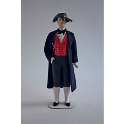 Потешный промысел / Souvenir doll "Male costume. France, 19th century"