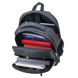 Mochila BRAUBERG "Sprinter", 30 L, tamanho 46x34x21 cm, tecido, cinza-branco
