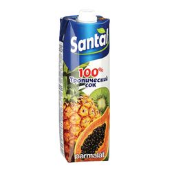 SANTAL / Tropical fruit juice for baby food, tetra-pack 1 l