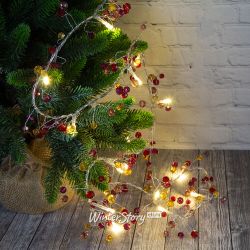 Kaemingk / Battery-powered LED string Oriental Color 1.5 m 16 warm white LED lamps, transparent PVC, IP20