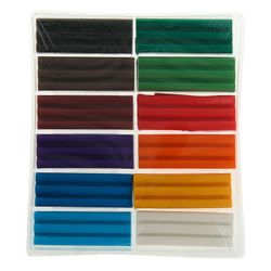 Завод художественных красок «Невская палитра» / Set of plastic-polymer clay "Tsvetik", 12 colors