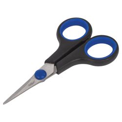 Scissors for hobby and craft TREASURE ISLAND 120 mm, 3-sided sharpening, black and blue
