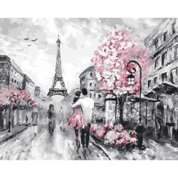 Опт-картина / Painting by numbers 40x50 Spring France