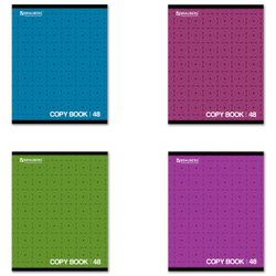 BRAUBERG / Notebook A5, 48 sh., ECO, cage, cardboard cover, MONOCHROME 2/10 pcs.