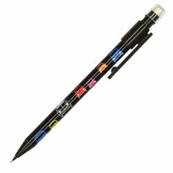 Lápis mecânico 0,7 mm, BRUNO VISCONTI "HappyGraphix", "Carros coloridos", com borracha