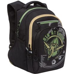 GRIZZLY / GRIZZLY school backpack, anatomical back, for boys, "AIR ATTACK", 38x26x20 cm
