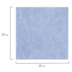ЛЮБАША / Universal napkins, 25x25 cm, SET 5 pcs., 60 g / m2, viscose (IPP), blue, LYUBASHA, 605501
