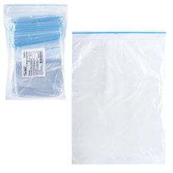 Ziplock bags (gripper), set of 100 pcs., 80x120 mm, LDPE, 32 microns