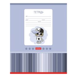 HATBER / Notebook 12 sh., Oblique line, cardboard cover, "Cartoons" / 20 pcs.