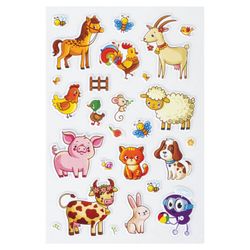 Marshmallow-Sticker "Yunlandik im Dorf", wiederverwendbar, 10x15 cm, UNLANDIA