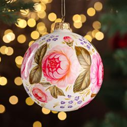 Сималенд / Christmas tree toy "Zhostovo. Light ball"