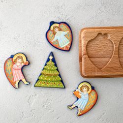 Zartoy / Set of Christmas tree decorations "Angels"
