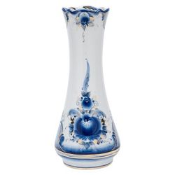 Гжельский Фарфоровый завод / Vase Lyudmila handiwork gold