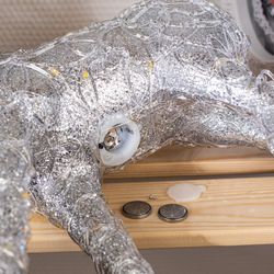 Luazon Lighting / Light figure "Deer silver"