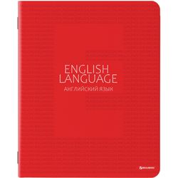 BRAUBERG / Defter konusu RENK 48 yaprak, mat laminasyon, vernik, 70 g / m2, İNGİLİZCE, kafes, uç / 10 adet.