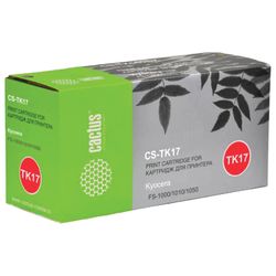 CACTUS / Cartucho de toner (CS-TK17) para KYOCERA FS-1000/1010/1050, rendimento de 6.000 páginas.