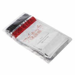 The safe plastic bags (162х245+30 mm), up to 100 sheets of A5 format, SET of 100 PCs., individually numbered