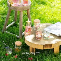 Kaemingk / Bộ lọ thủy tinh đựng đồ Đầu Hè 13 cm, 2 chiếc