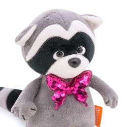 BRINQUEDOS LARANJA / Boneco de pelúcia Margarida-guaxinim borboleta brilhante 15 cm