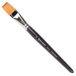Brush art is a professional ART BRAUBERG "CLASSIC", synthetic soft, under columns, flat No. 22, short handle