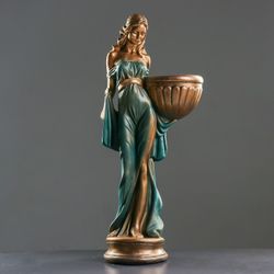 Хорошие сувениры / Figure with pots "Girl in a dress" 84 cm