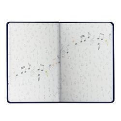 BRAUBERG / Diary for a music school 48 sheets, hard leatherette cover, stamping foil, black / 10 pcs.