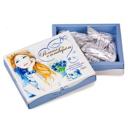 Конфаэль / Confael / "Prunes with ginger" sweets in dark chocolate, 180 g