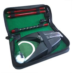 GamesDealer / Juego de golf Partida con bolsillo automático en estuche de piel