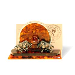 Amber Palace / Business card holder, bronze