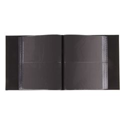 200 fotoğraflık BRAUBERG fotoğraf albümü 10x15 cm, pürüzsüz deri, bireysel kutu, beyaz