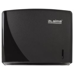 LAIMA / Towel dispenser PROFESSIONAL ORIGINAL (System H2) Interfold, black, ABS plastic