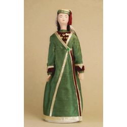 Потешный промысел / Porcelain souvenir doll "Female traditional Tatar costume, late 19th - early 20th century"