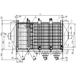 Electrostatic precipitator EGBM2-40-12-6-4