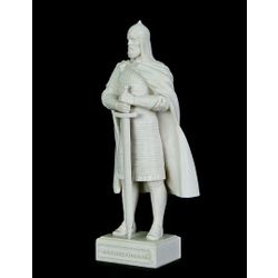 Vernissage of History / Statuette Alexander Nevsky (white marble)