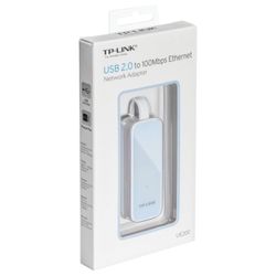 TP-LINK / UE200 Network Adapter, USB 2.0, 100 Mbps, Compact Case, for Ultrabooks and MacBooks