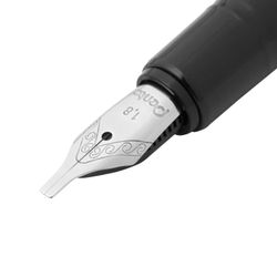 Bút máy PENTEL (Nhật Bản) "Tradio Cal Library", thân đen, vạch viết 1,8 mm, màu đen