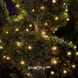 Kaemingk / LED garland filament Volumetric 80 extra warm white LED lamps 6 m, black PVC, controller, IP44