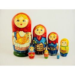Лаврово / Matryoshka 7 席家庭 - 纪念品