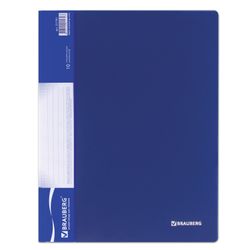 Pasta de 10 pastilhas BRAUBERG padrão, azul, 0,5 mm