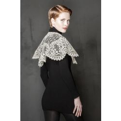 Снежинка / Snowflake / Women's lace short drape